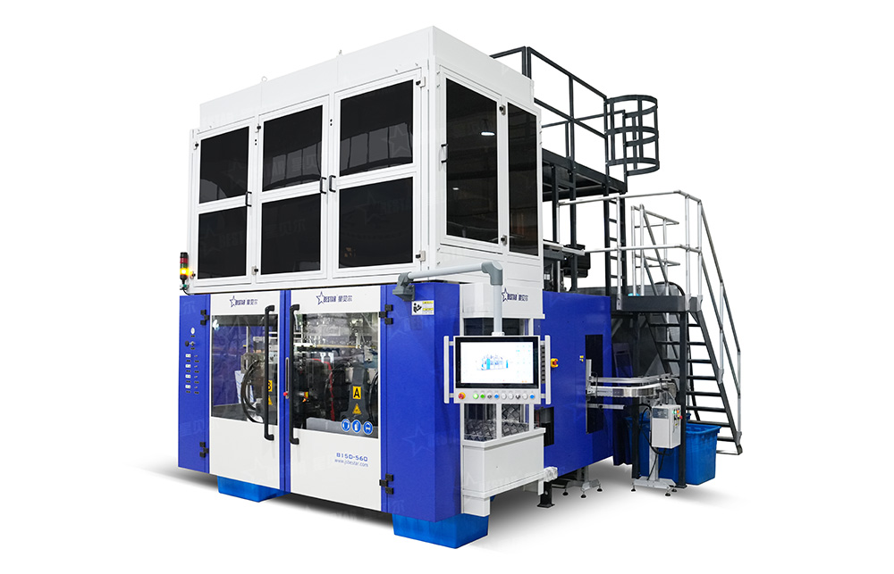 1升4腔雙工位氟化瓶吹瓶機